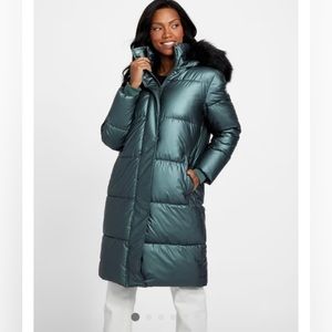 Guess   Women Winter  Longline Puffer Jaket  Coat Fits  Size XS/S/M Extra Warmth